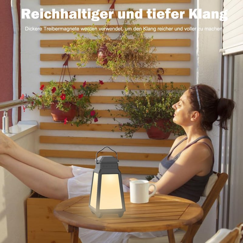 Inwa Bluetooth 2 db Hangszóró RGB Éjszakai Fénnyel - IP65 Vízálló, 8 Fénymód, 100 Hangszóró Szinkronizálás, Kültéri Használatra