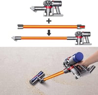 Dyson V7-V15 porszívókhoz arany teleszkópos hosszabbító cső, 72 cm, gyorszáras 4