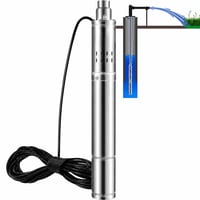 VEVOR 3" Mélykúti Szivattyú 550W - 35L/perc Vízhozam, 108m Emelőmagasság, Rozsdamentes — 20 méteres kötél nélkül (állapot: lásd a 2. képet) 1
