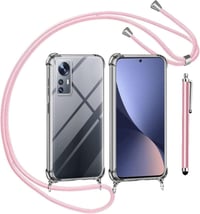 Xiaomi 12 és 12X rózsaszín pántos tok ajándék tollal 1
