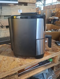 Teplovzdušná fritéza Tefal Jamie Oliver Easy Fry Silence Deluxe EY55JDE0, 5 l, 10 programov, digitálna dotyková obrazovka, liatinový rošt a pokrievka 5
