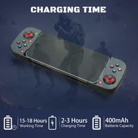 MFi Bluetooth Játékvezérlő iPhone és Android Készülékekhez - Megadream Vezeték Nélküli Gamepad (Fekete) 7