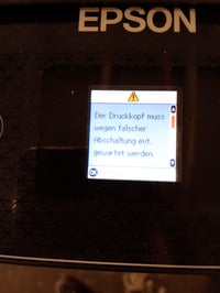 Epson EcoTank ET-2870 A4 Wi-Fi višenamjenski pisač s spremnikom za tintu — neispravan, za dijelove: pogreška glave pisača (stanje: pogledajte 2. sliku) 3