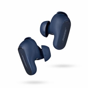 Căști Bluetooth cu anulare a zgomotului Bose QuietComfort Ultra cu sunet spațial, culoare Moonstone — dopuri de urechi murdare (stare: vezi poza 2)