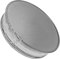 Vent Systems 125 mm Kerek Horganyzott Acél Szellőzőcső Fedél - Eső Elleni Védelem Szárítógéphez, Fűtés-Hűtés Rendszerekhez - Kültéri-Beltéri 7