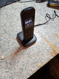 Bezdrôtový DECT telefón Telekom Speedphone 12, čierny, s farebným displejom, zoznamom hovorov, používaný stav 4