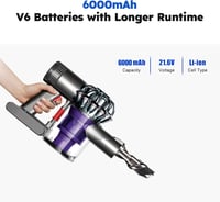 Dyson V8 porszívó 6000mAh-s kompatibilis akkumulátor - Absolute, Animal, Fluffy modellekhez 2