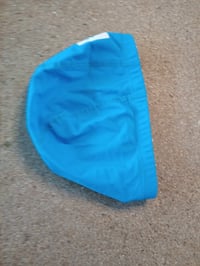 Cască de înot pentru copii Arena Unix II Junior, albastru, unisex, material ușor, pentru antrenament de înot, prezentare — cască pătată (stare: vezi a 2-a imagine) 2