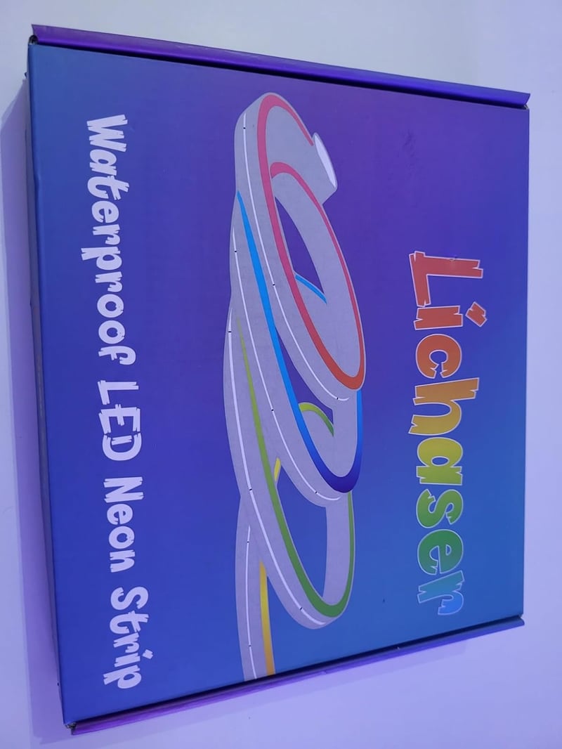 Lichaser 20m RGB+IC Neon LED Szalag Kültéri WiFi - IP68 Vízálló Hajlítható LED Csík Alexa Vezérléssel, 24V Szilikon Fénycsík Zenei Szinkroni