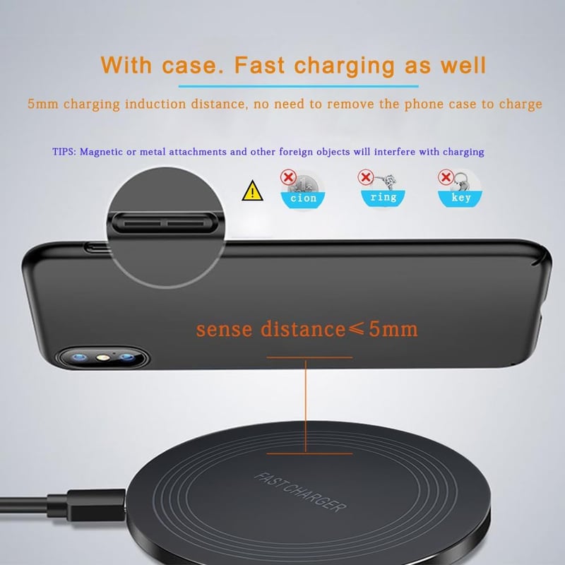 HONGYEE 20W Vezeték Nélküli Gyorstöltő Állomás - Indukciós Töltőpad iPhone 16/15/14/13/12, Samsung Galaxy S24/S23/S22/S21 Készülékekhez