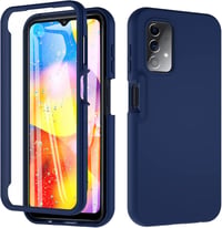 Samsung Galaxy A13 360 fokos védőtok beépített kijelzővédővel - Kék 1
