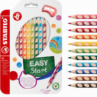 STABILO EASYcolors ergonomikus háromszögletű színes ceruza jobbkezes, vegyes színek, 11 db (hegyező nélkül) 1