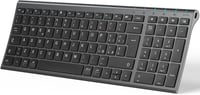 iClever BK10 Wireless Billentyűzet - Ergonomikus Kialakítás - Space grey 2