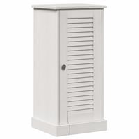 vidaXL VIGO fürdőszoba szekrény 1 ajtóval, fehér, 37,5x34x80 cm — hibás, részben működik: elrepedt oldal-panelek (állapot: lásd a 2. képet) 1