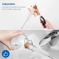 SodaStream palackmosó kefe 45 cm-es, puha pomponnal - Karcolásmentes üvegtisztító 5