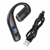 Bezdrôtové Bluetooth slúchadlá COOFINE V5.5 — chybné, na súčiastky: po odpojení od nabíjačky nefungujú (stav: viď 2. obrázok) 1
