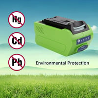 Exmate Li-Ion 40V 5.0Ah Akkumulátor GreenWorks G-MAX Szerszámokhoz - Kompatibilis 29472 29282 2601102 24252 29462 29302 29662 Modellekkel 2