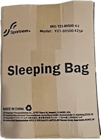 Sportneer Könnyű Vízálló Múmia Hálózsák - Fekete, Kempingezéshez, Fesztiválokra 8