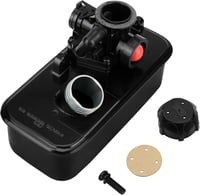 Cnornus 494406 498809 Benzines Karburátor Briggs Stratton Quattro Fűnyírókhoz - Fém Üzemanyagtartály Alkatrész Kompatibilis Modellekhez 1