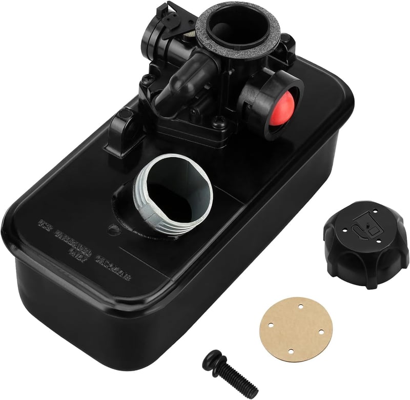 Cnornus 494406 498809 Benzines Karburátor Briggs Stratton Quattro Fűnyírókhoz - Fém Üzemanyagtartály Alkatrész Kompatibilis Modellekhez