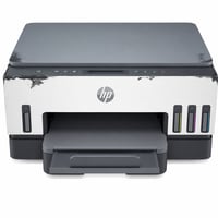 Imprimantă multifuncțională cu jet de cerneală HP Smart Tank 7005 — defectă, funcționează parțial: rezervor negru deteriorat (stare: vezi a 2-a imagine) 1