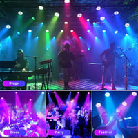 BETOPPER 160W RGB LED Par Lámpa - DMX Vezérelhető Diszkó Fény Távirányítóval - Stroboszkóp Színpadi Effekt Klubokhoz, Bulikhoz, Esküvőkre 6