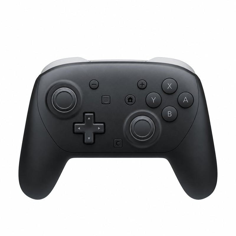 Nintendo Switch Pro Controller vezeték nélküli gamepad Nintendo Switch konzolhoz fekete, töltőkábel nélkül (állapot: lásd a 2. képet)