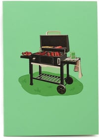 Weber Grillsütő 3D Pop-up Üdvözlőkártya Születésnapra és Partikra 5