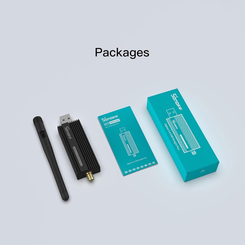 SONOFF Zigbee 3.0 USB Adapter - Okosotthon Vezérlő Stick Home Assistant és Zigbee2MQTT Rendszerekhez