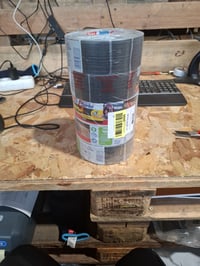 Opravná páska tesa Extra Power Universal 56389, čierna, 50 m x 48 mm, balenie silných lepiacich pások — sada 5 ks 4
