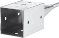 CONNEX 91mm-es földbe süllyeszthető hüvely zászlórúdhoz, 650 mm hosszú 3