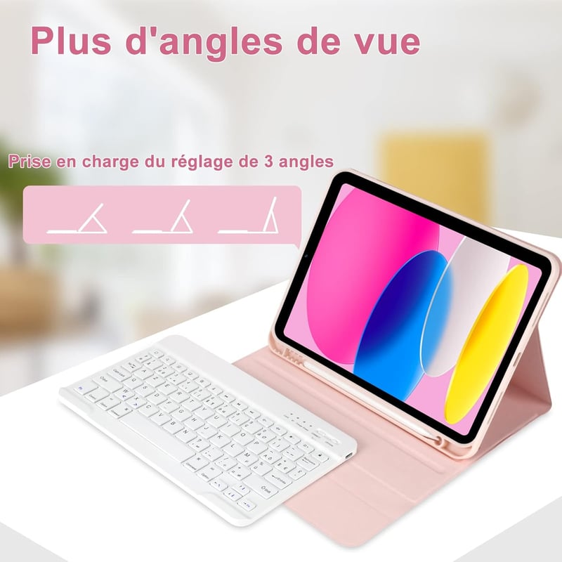 iPad Bluetooth Billentyűzet - KBCASE Rózsaszín