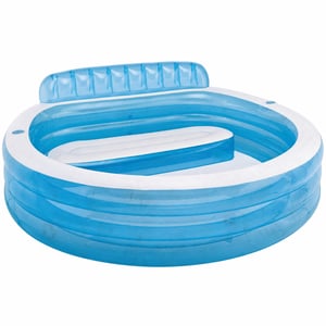 Intex 57190NP Swim Center Family Lounge bazen na napuhavanje sa sjedalom — Proizvod pokazuje tragove korištenja (stanje: pogledajte 2. sliku)