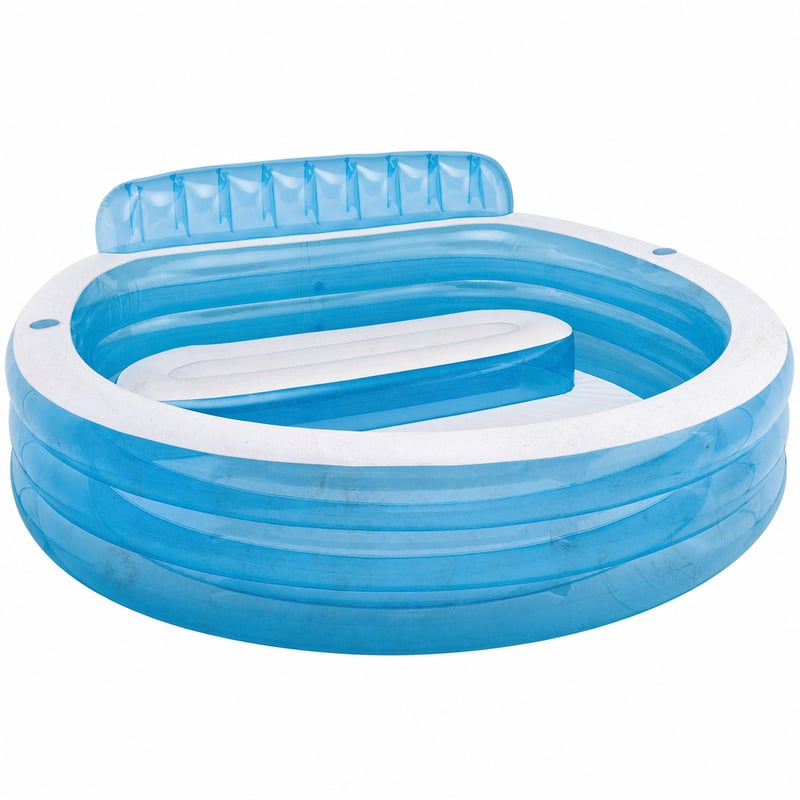 Nafukovací bazén Intex 57190NP Swim Center Family Lounge s integrovaným sedadlom — Na výrobku sú viditeľné známky používania (stav: pozri 2. obrázok)