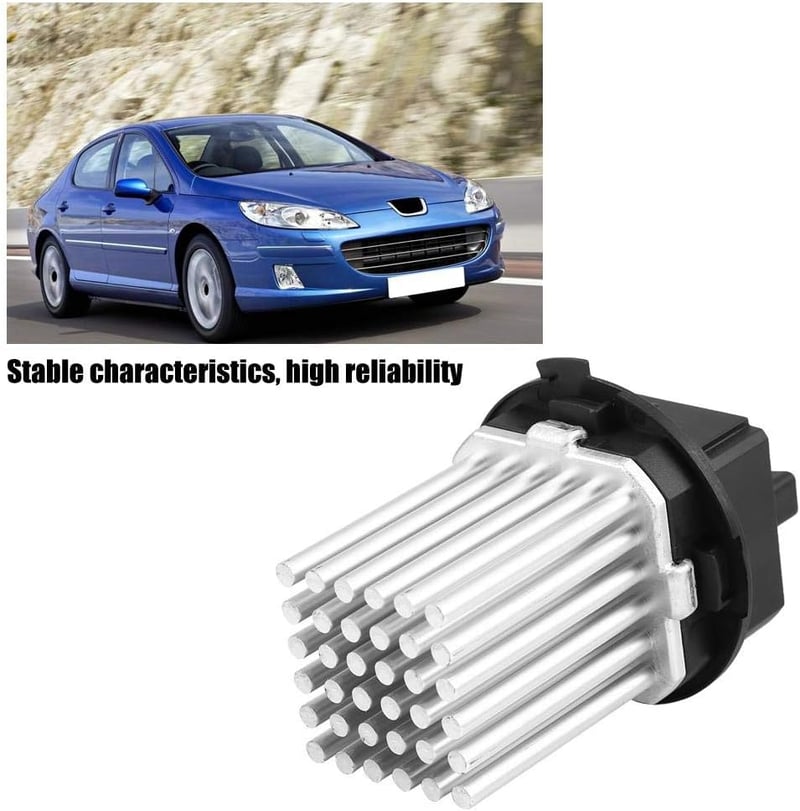 Peugeot 307 407 kompatibilis fűtőventilátor motor ellenállás és vezérlő egység