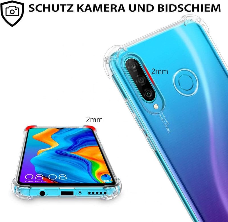 HUAWEI P30 Lite Strapabíró Védőtok - Ütésálló Telefontok