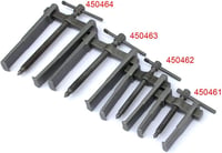 KATSU Tools kétkaros csapágykihúzó kétpofás hajtómű csapágyhoz vékony karmok szénacél 100 mm 4 hüvelyk 2 kar 5