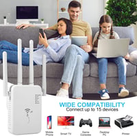 Repetor Wi-Fi TP-Link AC1200 Dual Band cu 4 Antene și Port LAN 4