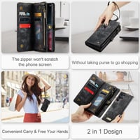 Samsung Galaxy Note 20 Ultra Bőr Pénztárca Tok - Mágneses, Kártyatartós 7