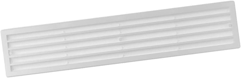 Fehér ABS Szellőzőrács 450x92mm - Ajtó és Kipufogó Rács, Négyzet Alakú
