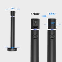 CZUR Halo Full HD 1080P Webkamera - 180° Forgatható Dupla Kamerás Streamcam Mikrofonnal, 90° Látószög, USB-C Csatlakozás, Zoom/Skype/Teams K 3