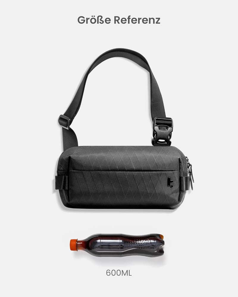 TomToc X-Pac vízálló mini oldaltáska 4L - Kompakt unisex válltáska