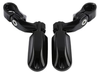 Harley Touring modellek univerzális fekete lábtartó - TCMT 32mm-es rövid, döntött highway peg 7