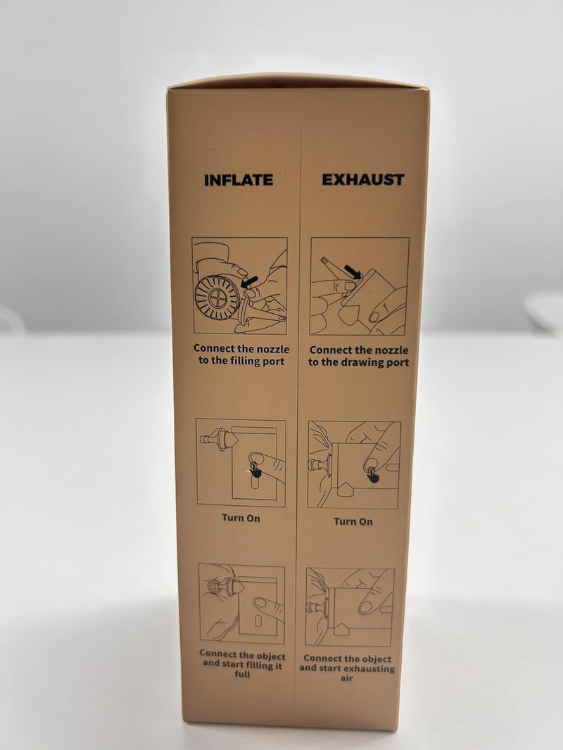 FlexTailGear Evo 4500Pa erős elektromos pumpa, 250L/perc, akkus matracfújó