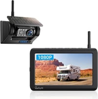 eRapta Mágneses Vezeték Nélküli Tolatókamera 7" IPS Monitorral - 1080P Felbontás, 2 Perces Telepítés, 9600 mAh Akkumulátor, 150° Látószög, U 1