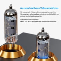Fosi Audio BOX X2 MM lemezjátszó előerősítő, cserélhető csővel és erősítésszabályzóval 6