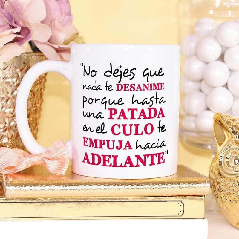 Motivációs MUGFFINS Bögre Spanyol Felirattal - 350 ml Kerámia