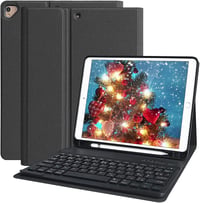 iPad billentyűzetes tok AZERTY kiosztással - Bluetooth, 2018-2020 modellek, Pro 10.5, Air 3 1