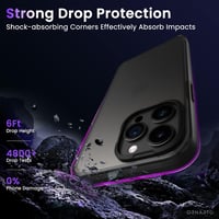 ORNARTO iPhone 14 Pro Max Védőtok - Matt Fekete Ujjlenyomatmentes Csúszásgátló Tok Légpárnás Védelemmel, 2 Kamera és 2 Kijelzővédővel

AI: O 3