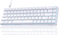 Dierya T68se Mechanikus Gamer Billentyűzet, 68 Gombos Kompakt Kialakítás, Lineáris Piros Kapcsolók, 19 Háttérvilágítási Mód, USB-C, Windows  1
